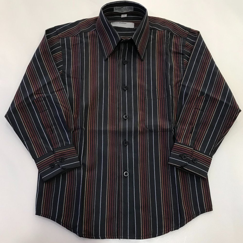 Perry Ellis - Little Boys Long Sleeve Dress Shirt